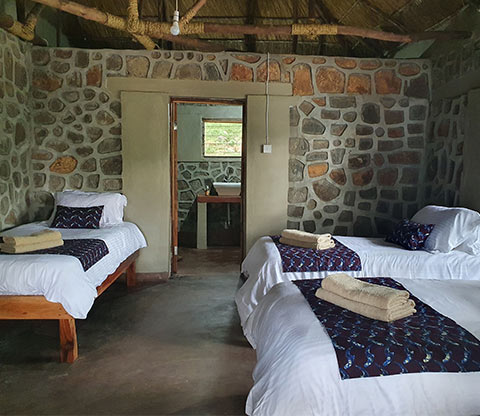 A room at the Chimwala Camp